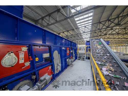 STADLER Ballistic Separator - for Separating Household Waste, Mixed Commercial Waste and Bulky Waste