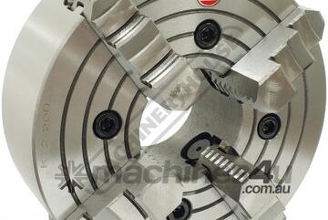 K72-200 4 Jaw Independent Lathe Chuck 200mm Back Plate Mount