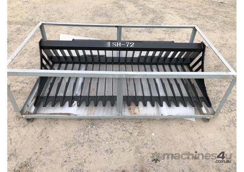 caption Rock Bucket Skid Steer