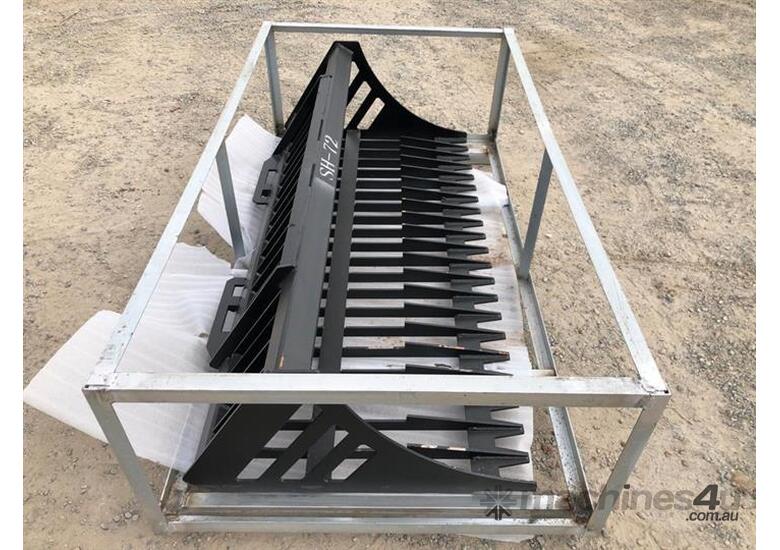 caption Rock Bucket Skid Steer