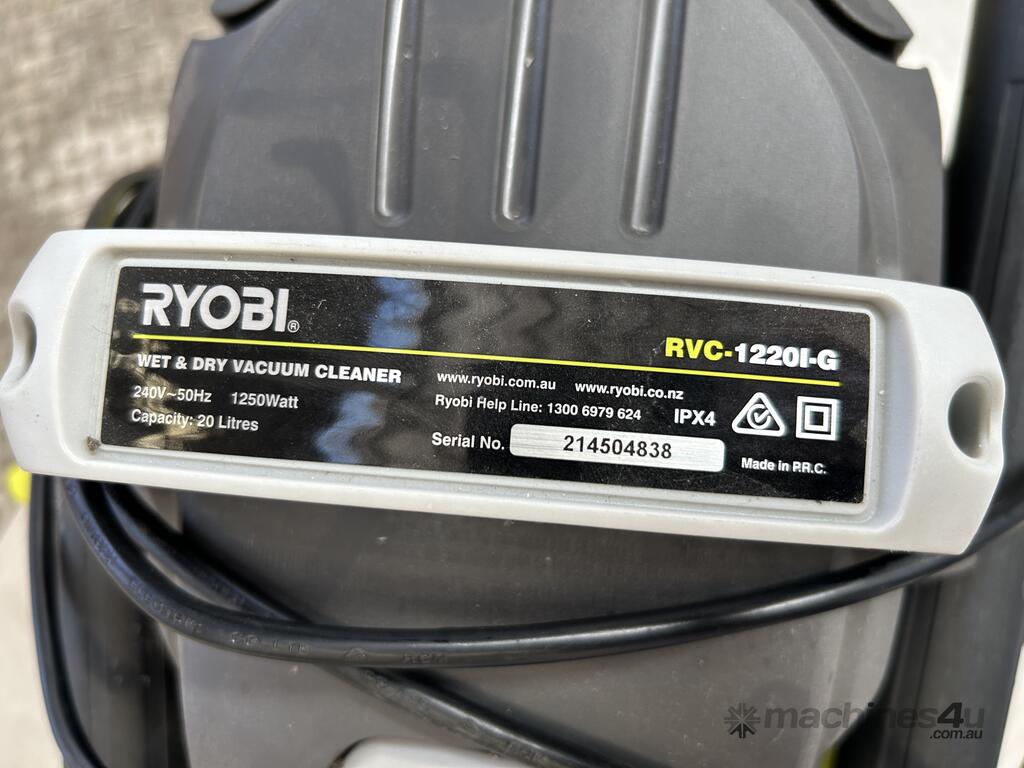 Used Ryobi Vacuum Cleaner Industrial Vacuum Cleaners in Dandenong South