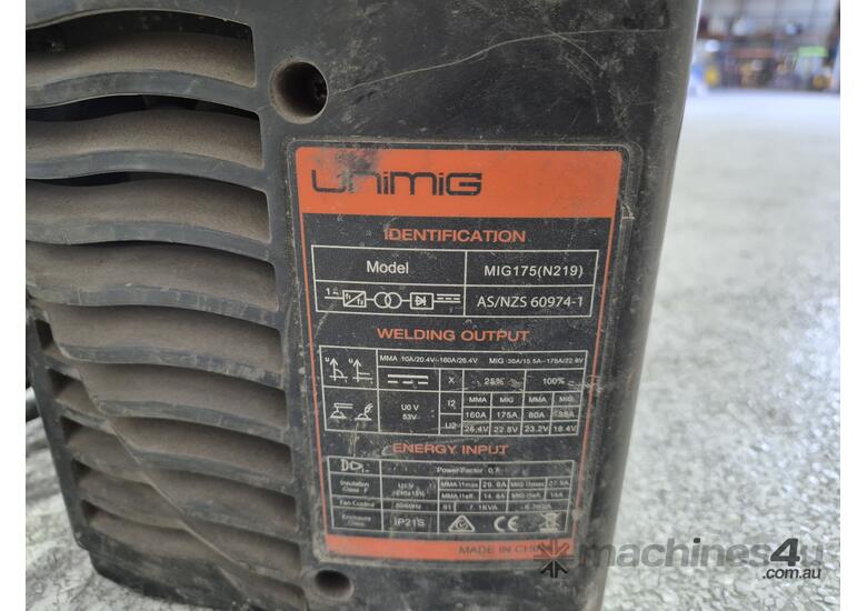 Used Jasic Unimig Razorweld MIGMMA 175 Welding Machines in , Listed