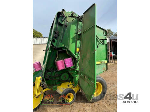 (8245) John Deere 435 round baler, 4ft bale, twine only (Katunga, VIC)