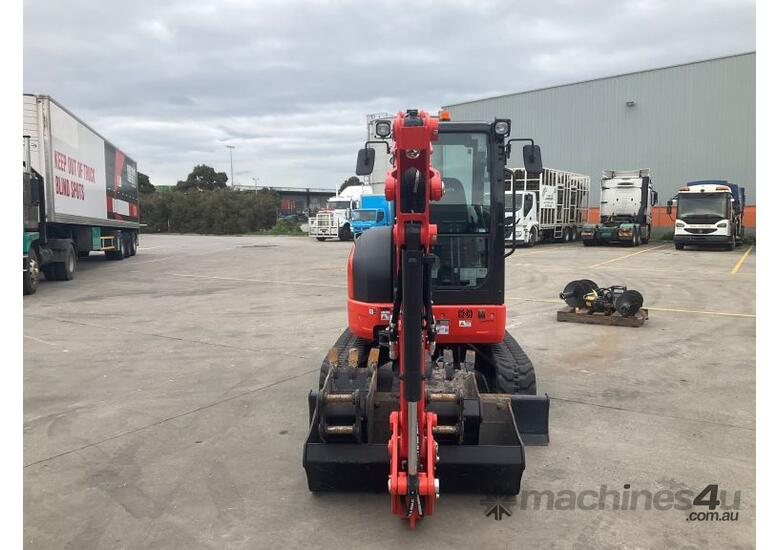 caption 2024 Kubota U35-4 Excavator (Rubber Tracked)