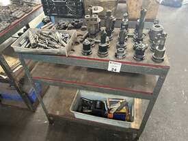 Quantity of Assorted Milling Chucks & Milling Drill Bits - picture0' - Click to enlarge