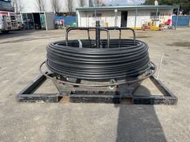 Spinning Poly Pipe Roll on Steel Frame - picture0' - Click to enlarge