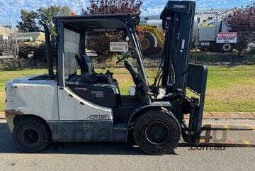 Forklift Crown CD50C 5 Tonne Diesel Scales Side Shift 2016 4014hrs
