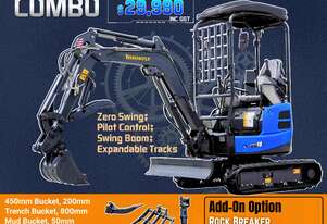 TRIDENT 2025 NEW MODEL 1.8T EXCAVATOR COMBO DEAL