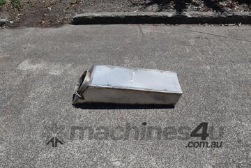 Small Stainless Steel Chute - 275 x 130mm Outlet