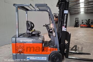 Wollongong Forklift: 2012 Toyota 1.8T, Electric, 3-Stage Container Mast, 4.7m Lift!