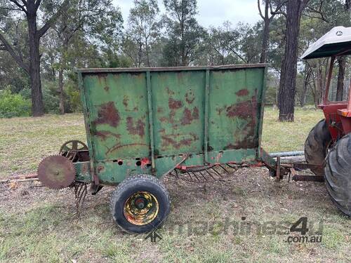 caption Old Super or Manure Spreader