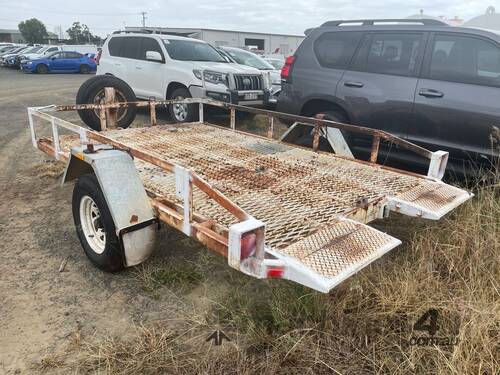 caption 2007 Stenhouse Body Builders Single Axle Tilting Plant Trailer