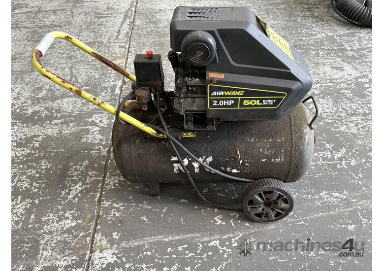 caption Ryobi 2HP Air Compressor (Council Asset)