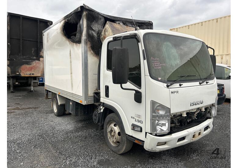 caption 2016 Isuzu NPR Cab Chassis Single Cab