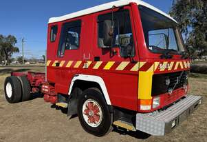 Volvo FL-7 Intercooler 4x2 Automatic Dualcab Cab/Chassis Truck. Ex Fire Truck.