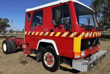 Volvo FL-7 Intercooler 4x2 Automatic Dualcab Cab/Chassis Truck. Ex Fire Truck.