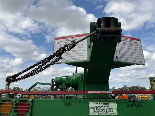 caption 2018 Bandit Industries 18XP Single Axle Wood Chipper