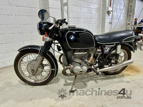 1971 Black BMW Solo R60 Motorcycle - not registered