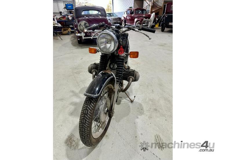 caption 1971 Black BMW Solo R60 Motorcycle - not registered
