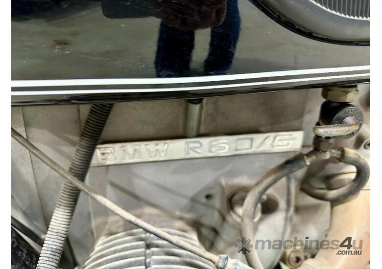 caption 1971 Black BMW Solo R60 Motorcycle - not registered