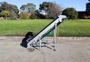 Stainless Steel Elevator Incline Conveyor - 1.3m High