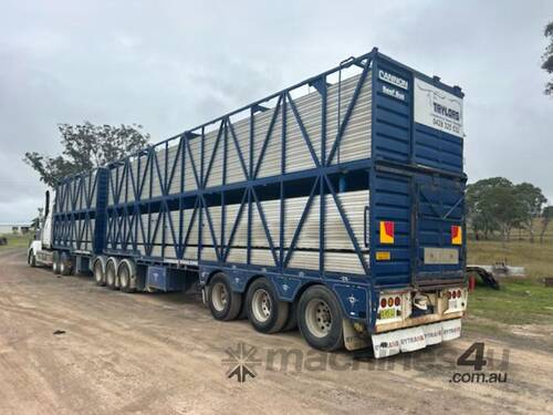 2007 Cannon B-Double Stock crates.