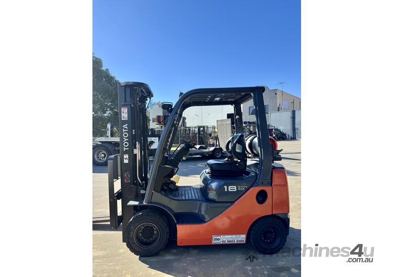 caption TOYOTA 32-8FG18 – 1.8T LPG Forklift 2018 Model 8784 Hours