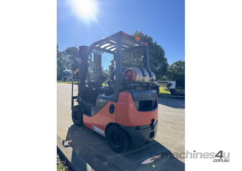 caption TOYOTA 32-8FG18 – 1.8T LPG Forklift 2018 Model 8784 Hours