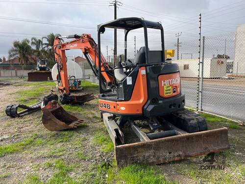 caption Hitachi ZX48U-5A Excavator (Rubber Tracked)