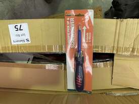 1 X Large Box of Screw Drivers & General Goods - picture1' - Click to enlarge
