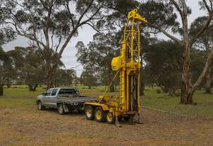 Gemco 210B Trailer Mounted Drill Rig, including Augers and Rods