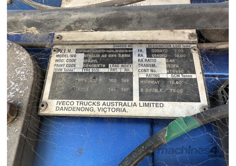 2005 Iveco Stralis 550 6x4 Prime Mover ** Tow Only**