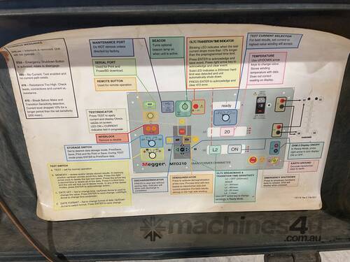 *UNRESERVED* Megger MTO210 Transformer Ohmmeter, 