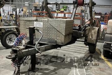 4T Redmon Gary Single Axle Cable Drum Trailer