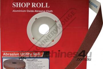 80 Grit Abrasive Rolls 25mm x 33 metres