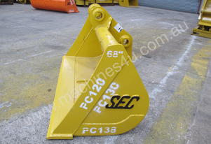 SEC 12 Ton Mud Bucket for Komatsu PC120 - Includes Pin, 1750mm Width SEC 12 Ton Mud Bucket for Komatsu PC120 - Includes Pin, 1750mm Width