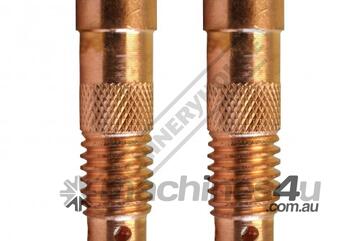 2 x 2.4mm Collet Holders 10N32 Suits 17VCP50, 17V-4MCP2, SR26, SR17 TIG Torches