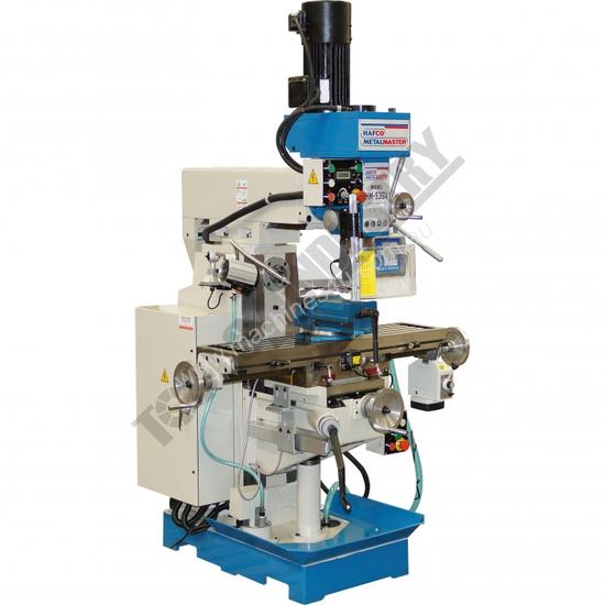 caption Hafco Metalmaster HM-53GV Turret milling machine