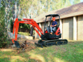 Kubota 3T Excavator  for Hire - picture1' - Click to enlarge