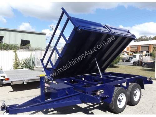 NEW 10×7 HYDRAULIC 3 WAY TABLE TOP TIPPER TRAILER