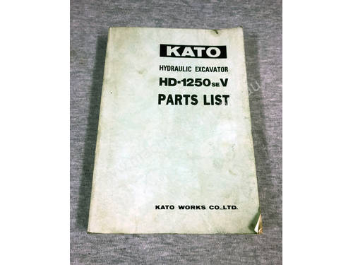 Kato HD-1250SEV Parts Manual 170831