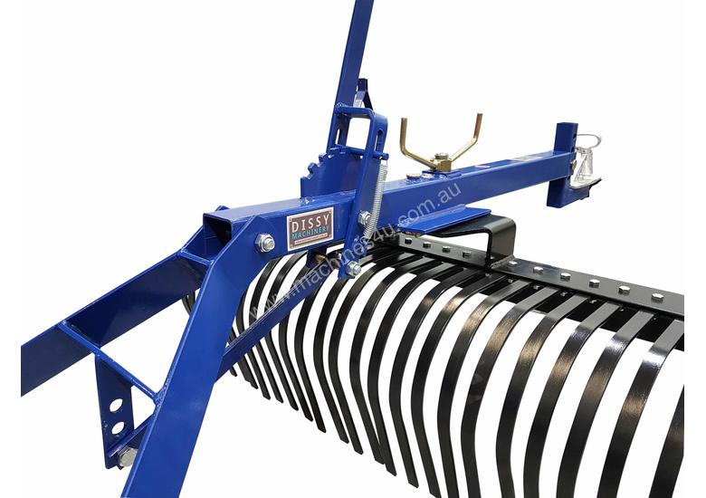 New Dissy Machinery ATV LANDSCAPE STICK RAKE 4FT 1200MM TOW BEHIND UTV