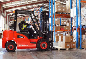Hyworth 2.5T Gas Forklift 4.8m Lift Container Mast