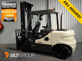 Crown 3.5 Tonne Diesel Forklift 591 LOW HOURS! Sideshift Fork Positioner  - picture0' - Click to enlarge