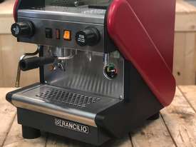 RANCILIO S24 1 GROUP RED ESPRESSO COFFEE MACHINE  - picture1' - Click to enlarge