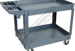 PSC-2W Plastic Service Cart 2 Trays 1170 x 652 x 840mm