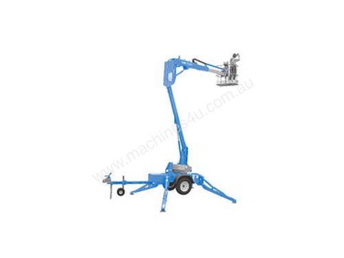 caption Genie 30ft Towable Trailer Boom Lift – Convenient Mobility & High-Performance Reach!
