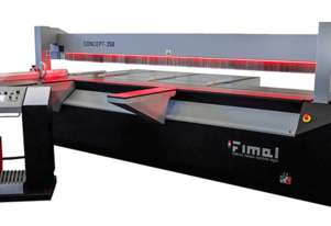 Hybrid Panel Saw/Beam Saw - Cuts like a beam saw. 50% smaller than panel saw. IN STOCK