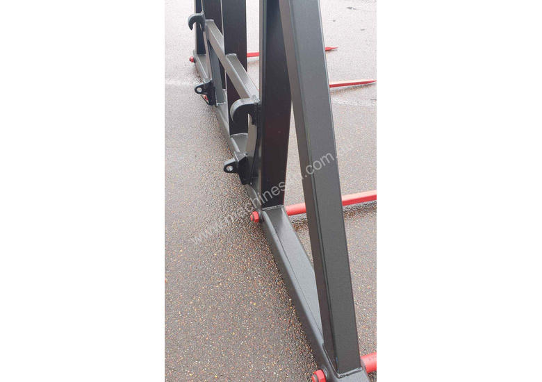 caption 4 Spear Double Round Hay Forks - Excess Stock