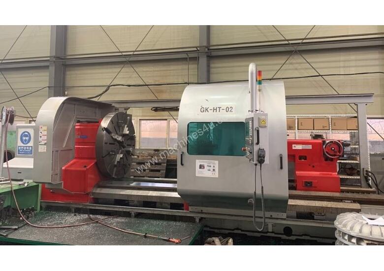 caption 2012 Hwacheon Mega 130x3000 CNC Lathe
